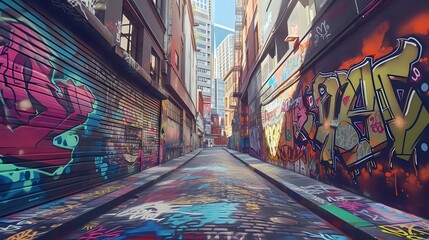 Urban Graffiti Wonderland.