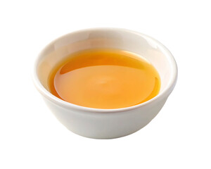 Honey in a bowl isolated on transparent background