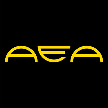 AEA initial custom letter logo design.