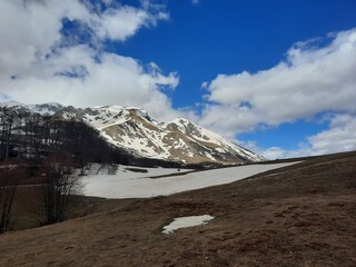 snowy mountain