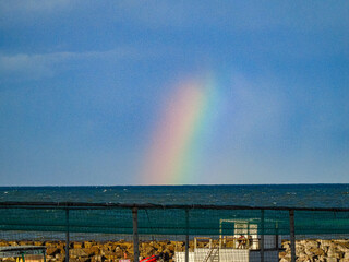 Rainbow over the sea / Arcoíris sobre el mar