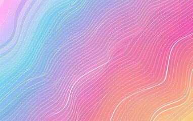 Vibrant gradient waves - a mesmerizing display of color transitions and flowing lines, creating a visual symphony