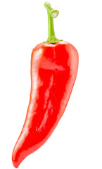 red hot chili pepper isolated on a white background. Clipping path - 780765167