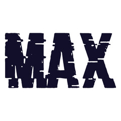 max logo vector graphic illustration