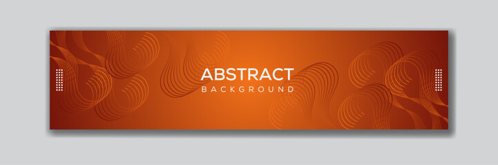 A technology-themed abstract cover banner template for LinkedIn 