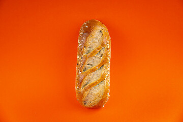 milk bun whole grain dough buns fresh baked goods Cooking appetizer meal food snack on the table...