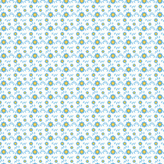 Seamless  flower vector pattern , wonderful floral pattern