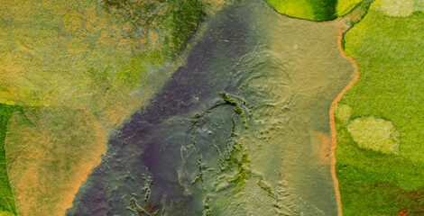 Vibrant and Dynamic Abstract Delight with a Multitude of Colors and Patterns