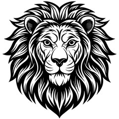 lion head illustration