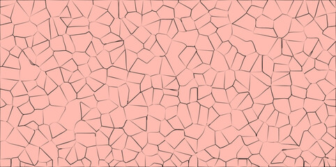 colorful stained broken glass quartz abstract background.Geometric retro mosaic tiles design background. seamless pattern vintage mosaic vector.