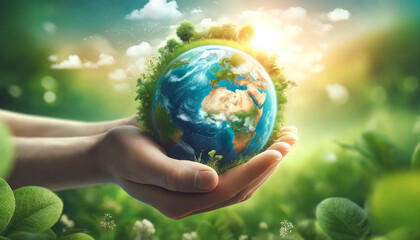 Ecology and environment sustainable concept