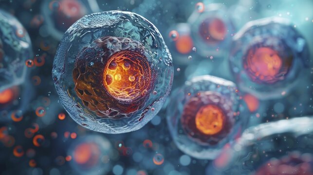 Witness the intricate dance of cell division, unveiling the essence of life's vitality and evolution in every living being.
