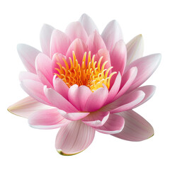 Light pink water lily/ lotus isolated, design for florists, floral shops, home decor shops, meditation apps, yoga centers, woman circles, etc. 