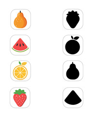 Educational game for children. Draw a line. Find the right shadow. Cartoon vector illustration for children's entertainment.