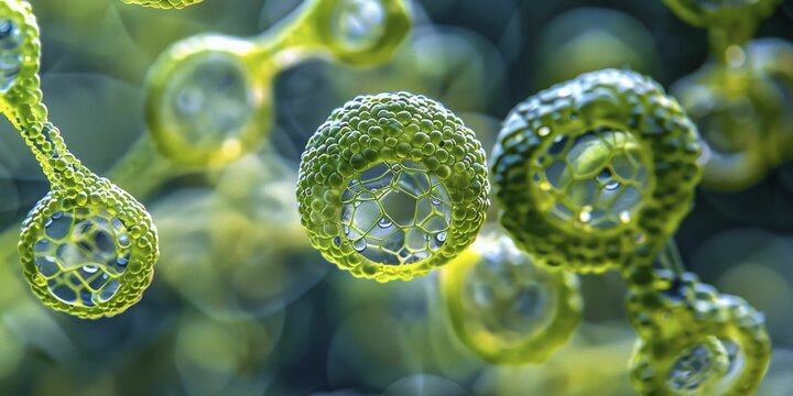 Witness the mesmerizing dance of water within plant cells during osmosis through an extreme close-up perspective.