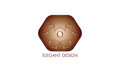 Exquisite monogram design with the initial O. Emblem logo restaurant, boutique, jewelry, business.