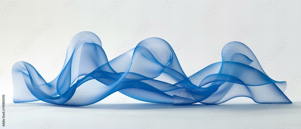 Wall mural abstract blue background