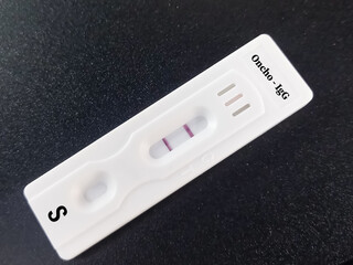 Rapid test cassette test for Onchocerciasis IgG test, It's also known as river blindness. caused by...