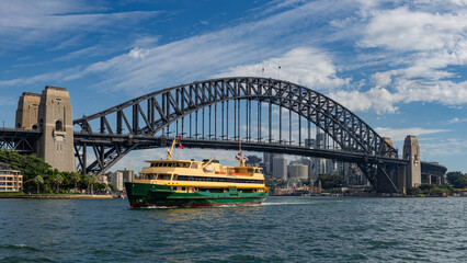 Sydney Harbour Bridge and Ferry, New South Wales, Australia