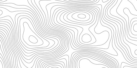 Topographic map curves geographic line map pattern .panorama view black color wave curve lines .geographic mountain relief abstract grid .the concept map of a conditional geography map background .