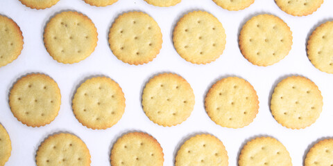cookies on a white background