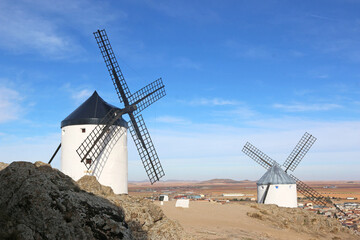 	
Windmills in Consuegra, Spain	