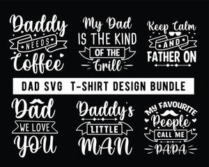 Fototapeta premium father's day SVG design , free vector t shirt graphics 