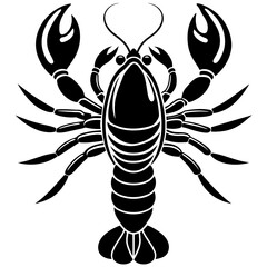 lobster-silhouette-vector-illustration