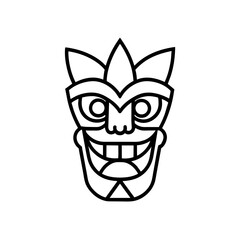 Halloween Face mask vector illustration
