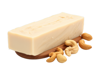 Cashew Soap isolated on transparent png background. Generative ai