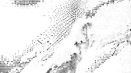 dust particle and dust grain texture on white background. distorted grange shape . Noise grungy logo . Trendy defect error shapes. Mud splash grunge texture. Drift show. Overlay grunge texture. - obrazy, fototapety, plakaty