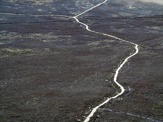 View from the summit of Mither tap - Bennachie range - Aberdeenshire - Scotland - UK