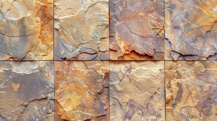 Close up of a stone wall with various colors, perfect for backgrounds or texture overlays