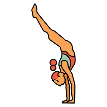 recommend clip art: Gymnastics Illustration