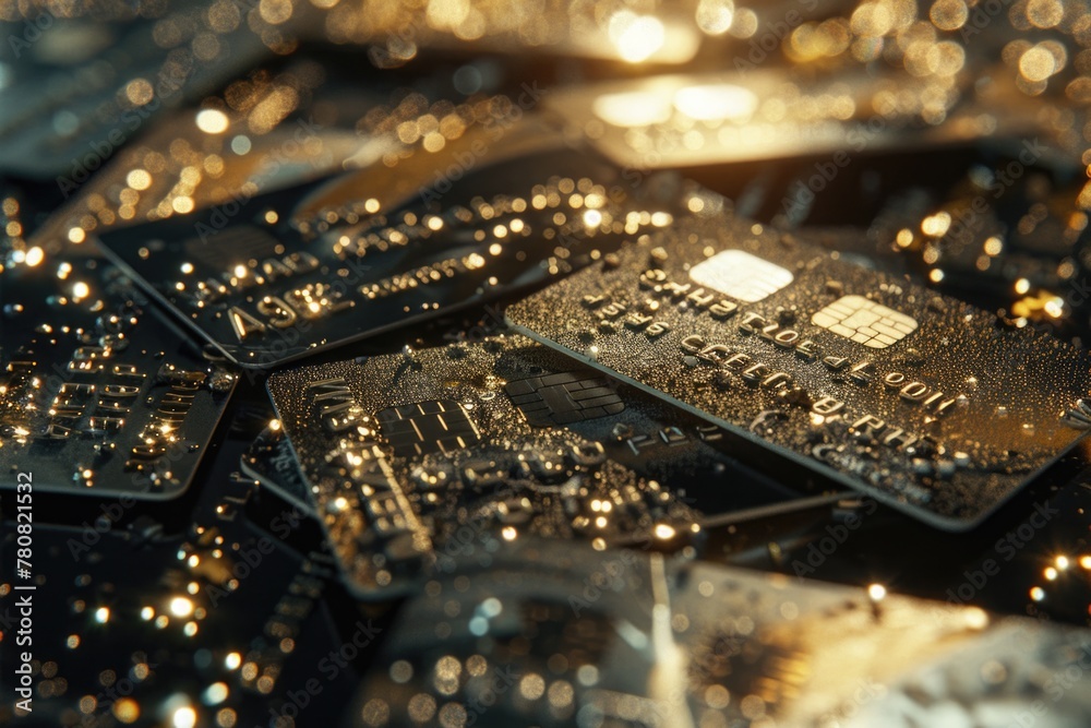 Poster a pile of gold bars stacked on top of each other. ideal for financial concepts