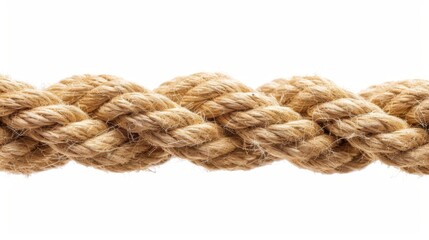 Fototapeta premium rope, isolated on white background 