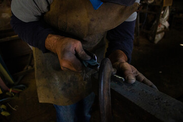 blacksmith at work
