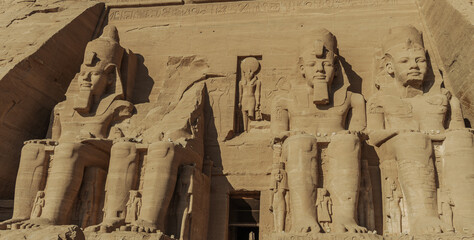 Travel Egypt ancient Egyptian Unesco world heritage site - obrazy, fototapety, plakaty