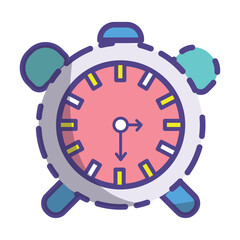 Clock icon,school,back to school element,back to school vector illustration with thin line,vector isolated on no background 