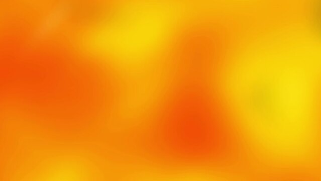 Orange yellow motion gradient background animation design template. Looping 4k footage