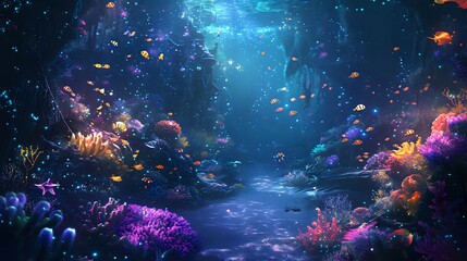 Obraz na płótnie Canvas Coral Reef Exploration Adventure./n