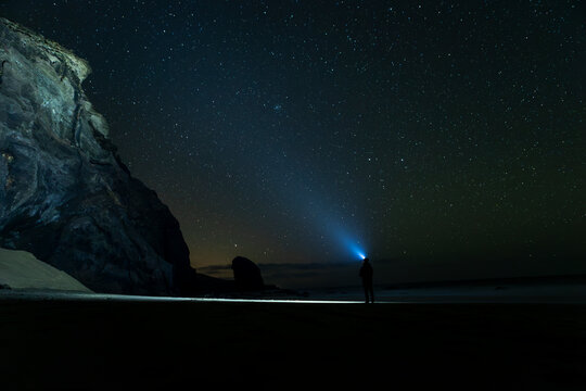 Star gazing on Cofete beach, Fuerteventura