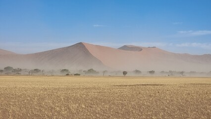 namibia landscape - obrazy, fototapety, plakaty