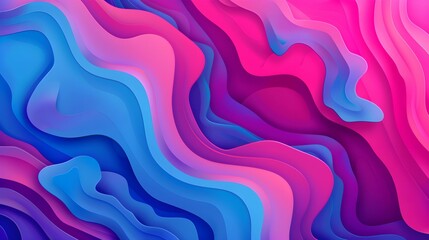 Abstract background with gradient liquid color theme. Abstrack background asset suitable for promotion, decoration, cover, banner or poster needs - obrazy, fototapety, plakaty