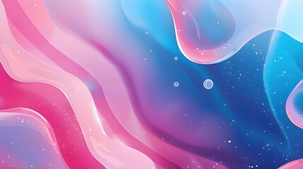 Abstract background with gradient liquid color theme. Abstrack background asset suitable for promotion, decoration, cover, banner or poster needs - obrazy, fototapety, plakaty