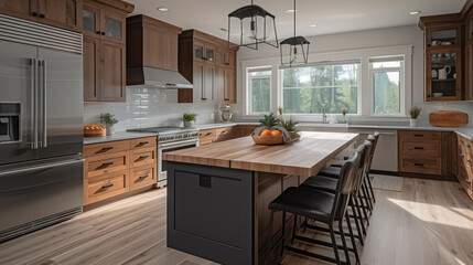 Beautiful kitchen in new custom home
