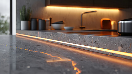 Modern kitchen close-up details.