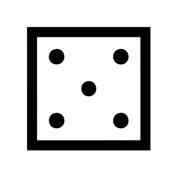 recommend clip art: Dice icon vector graphics element silhouette sign symbol illustration on a Transparent Background