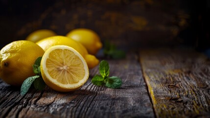 A Fresh Display of Lemons