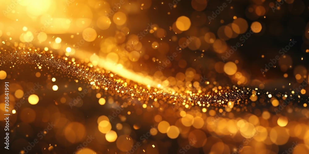 Poster a blurry image capturing a warm, golden light. suitable for backgrounds and textures